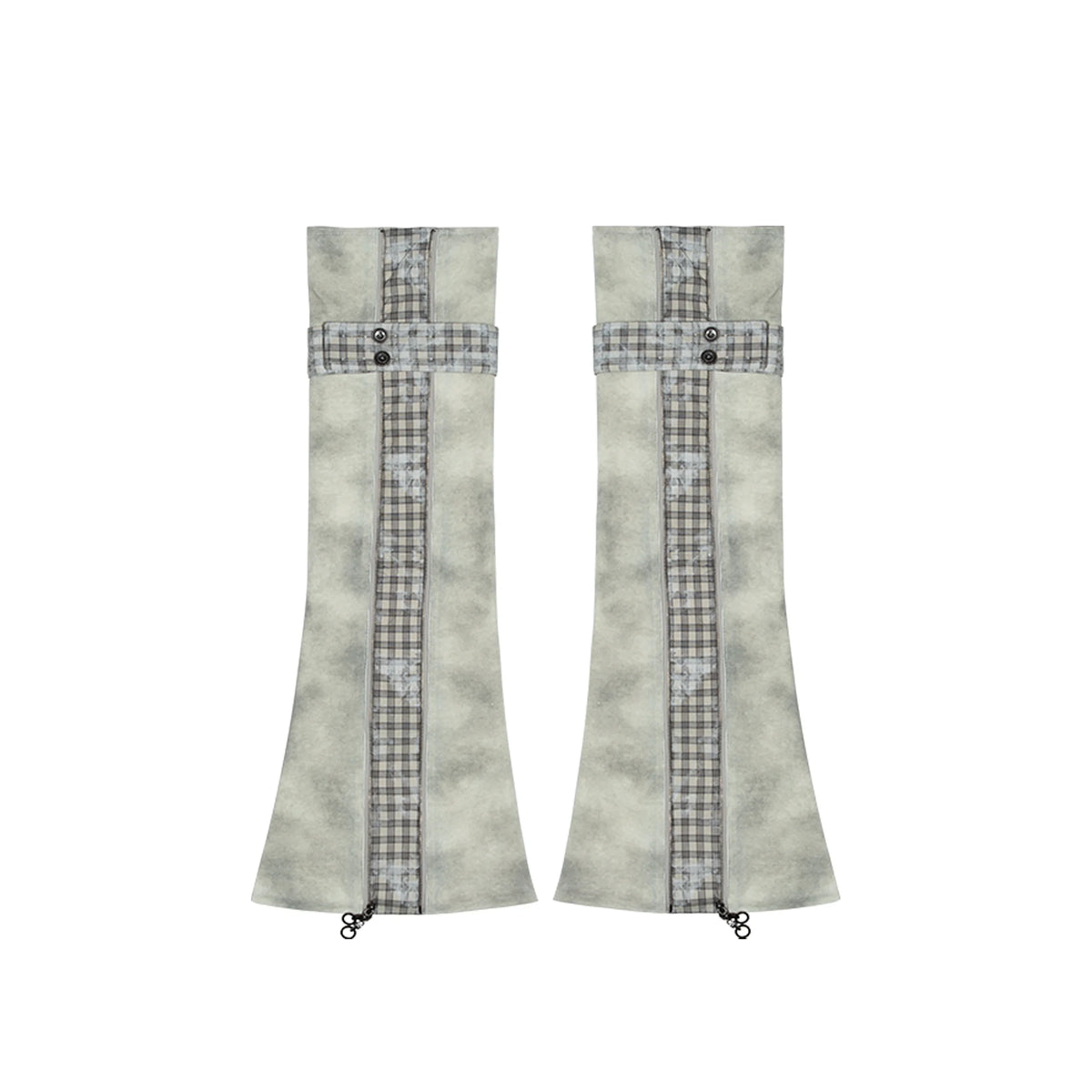 Contrast Knit Low Waist Pants
