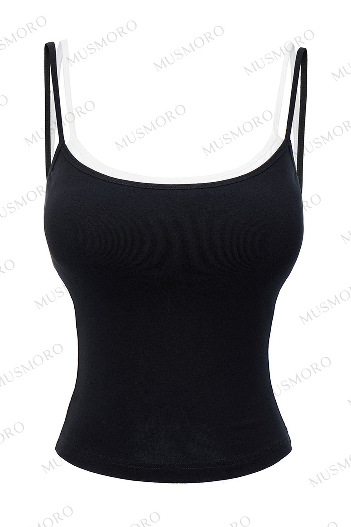 Contrasting Mesh Camisole Top