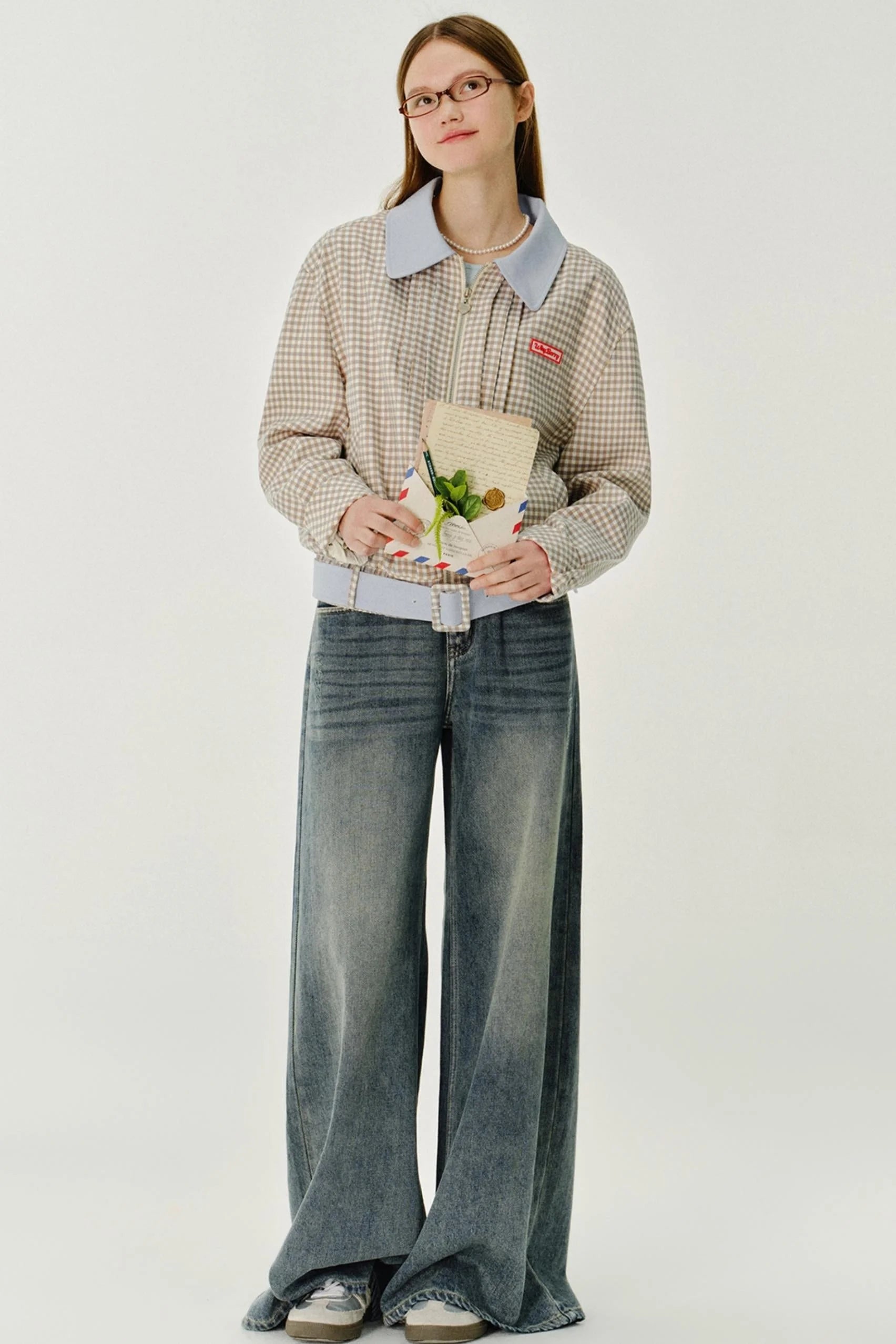 Contrasting Short Jacket