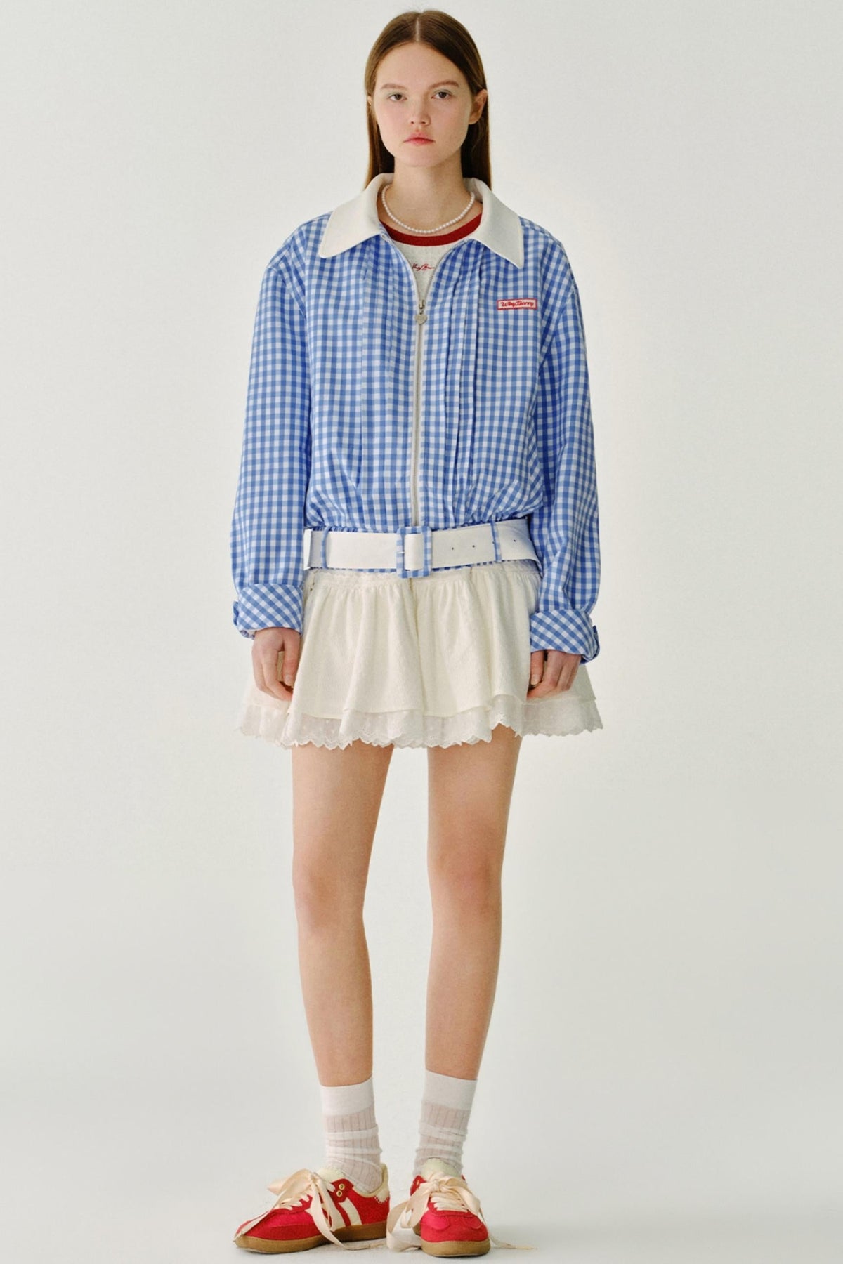 Contrasting Short Jacket