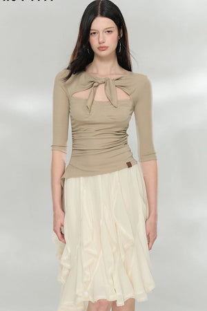 Convertible Lyocell Blouse