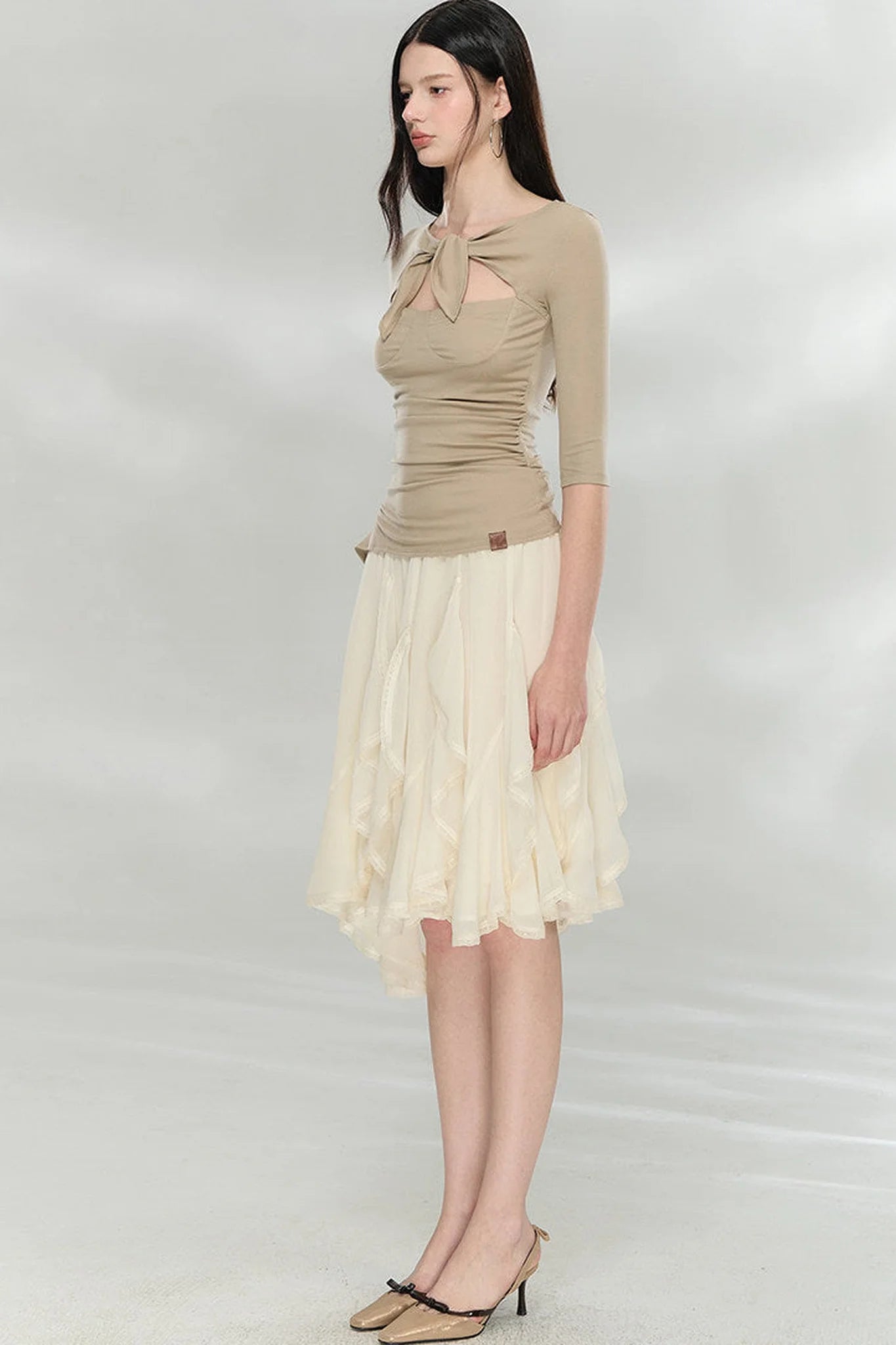 Convertible Lyocell Blouse