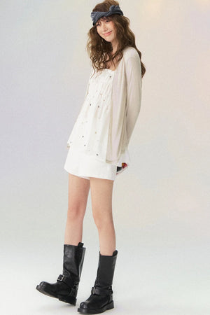Cool Buttonless Long Sleeve Cardigan