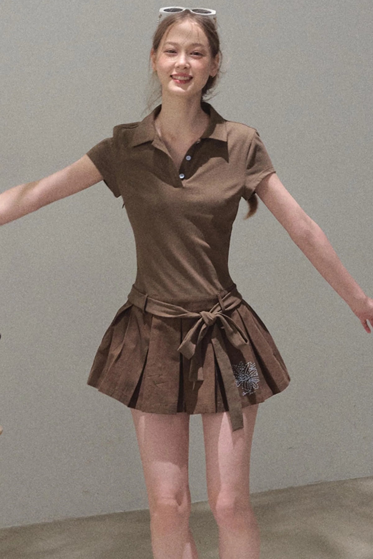 Cool Cotton Polo Skirt Set-Up