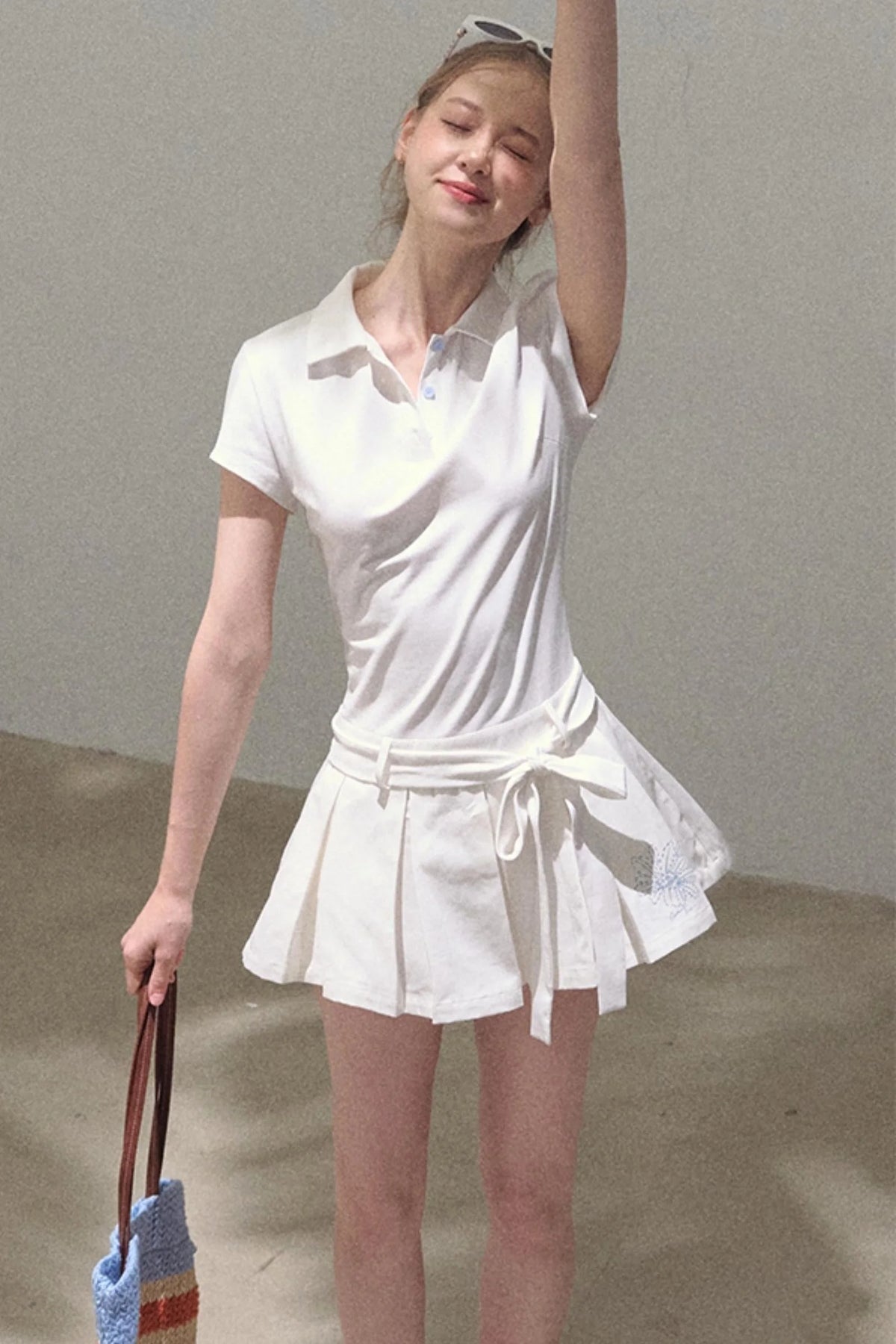 Cool Cotton Polo Skirt Set-Up
