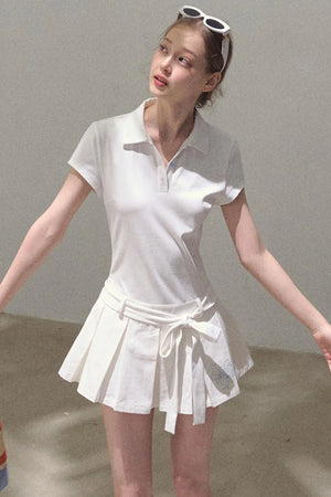 Cool Cotton Polo Skirt Set-Up