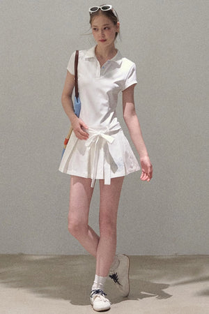 Cool Cotton Polo Skirt Set-Up