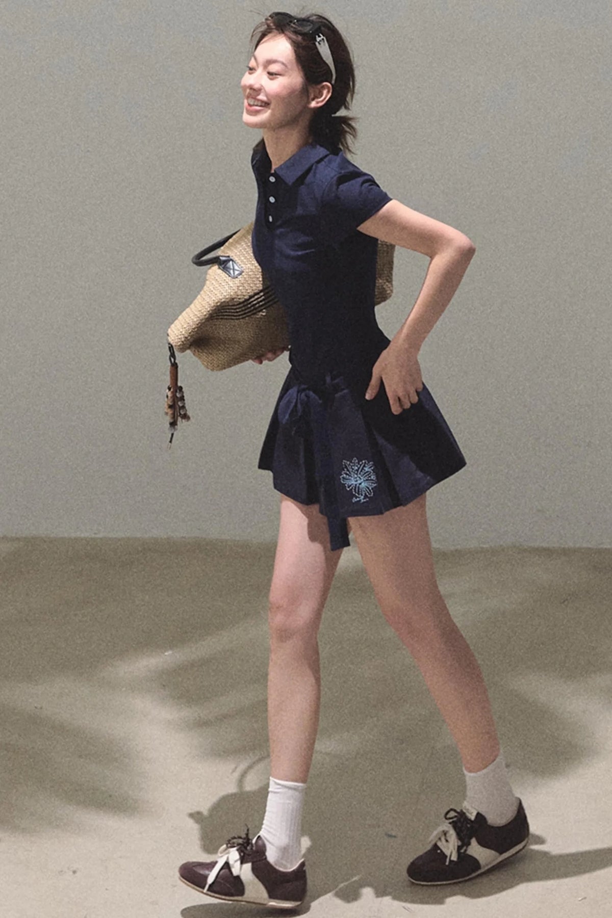 Cool Cotton Polo Skirt Set-Up