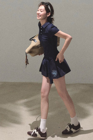Cool Cotton Polo Skirt Set-Up