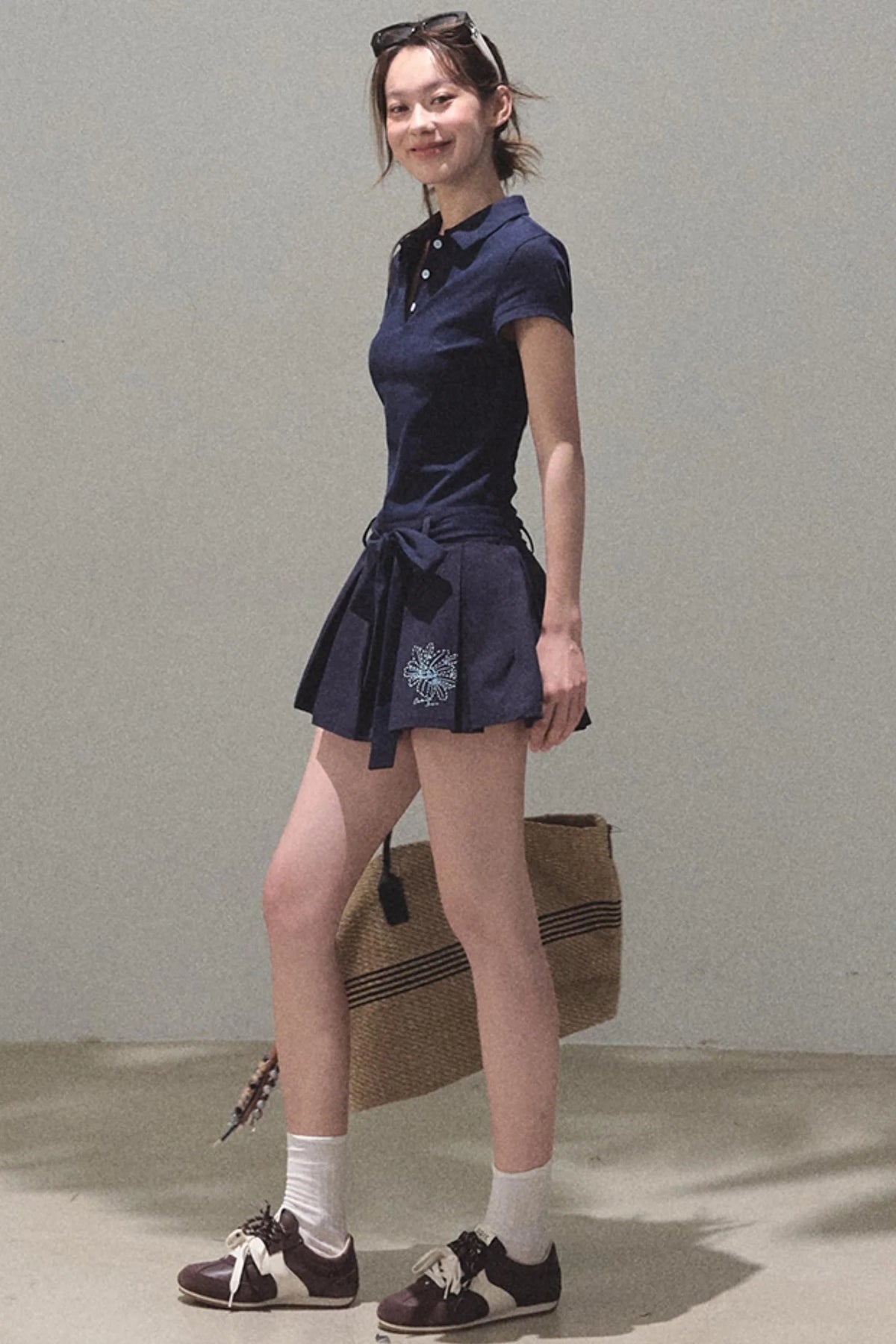 Cool Cotton Polo Skirt Set-Up