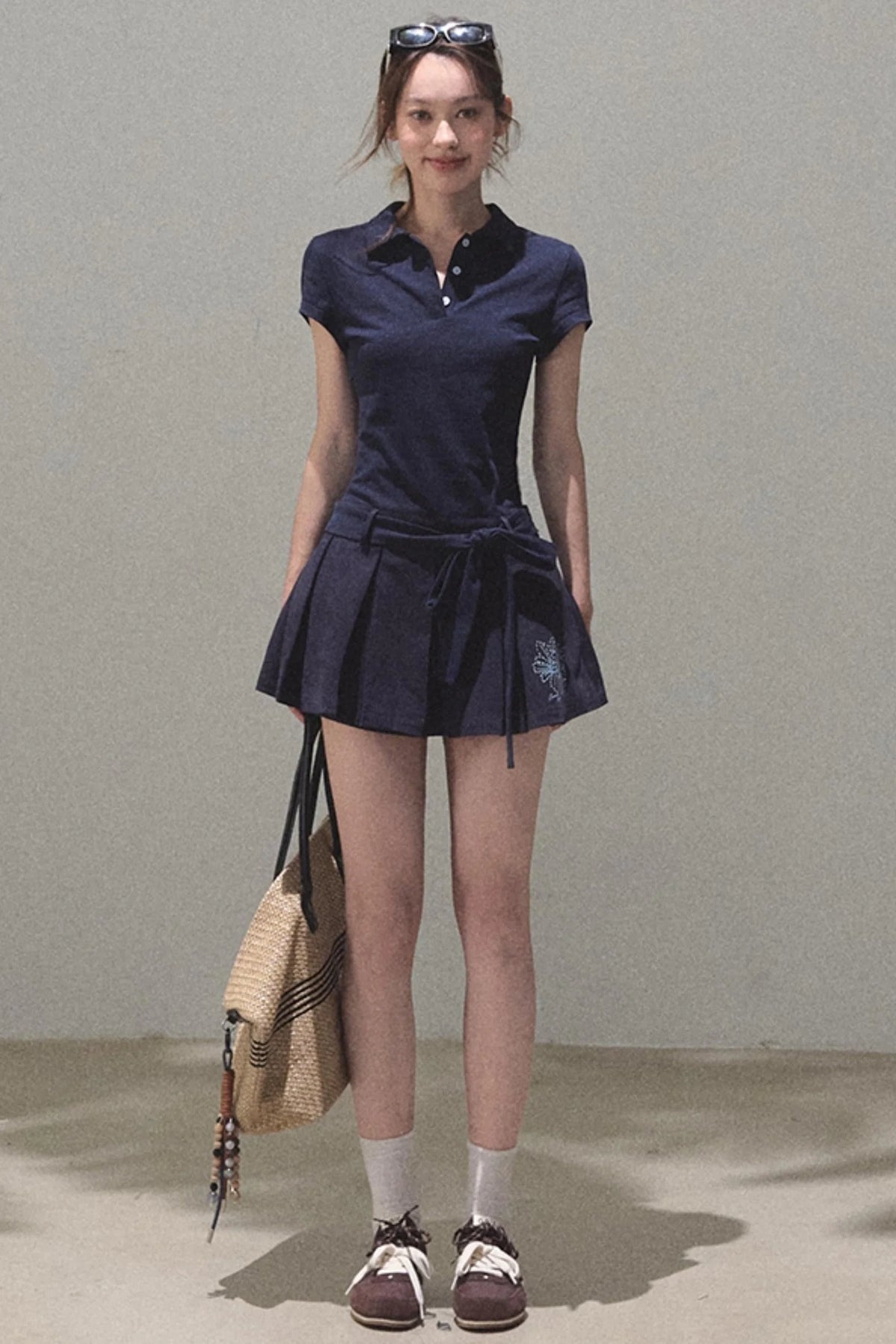 Cool Cotton Polo Skirt Set-Up