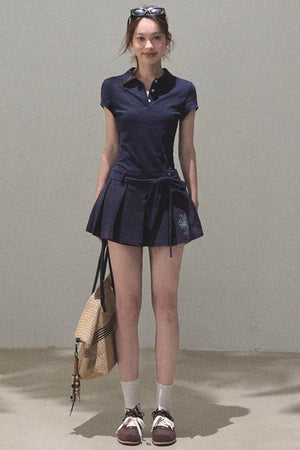 Cool Cotton Polo Skirt Set-Up