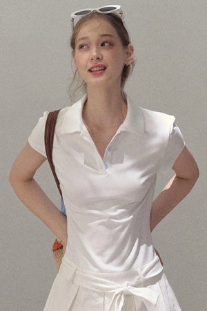 Cool Cotton Polo Skirt Set-Up