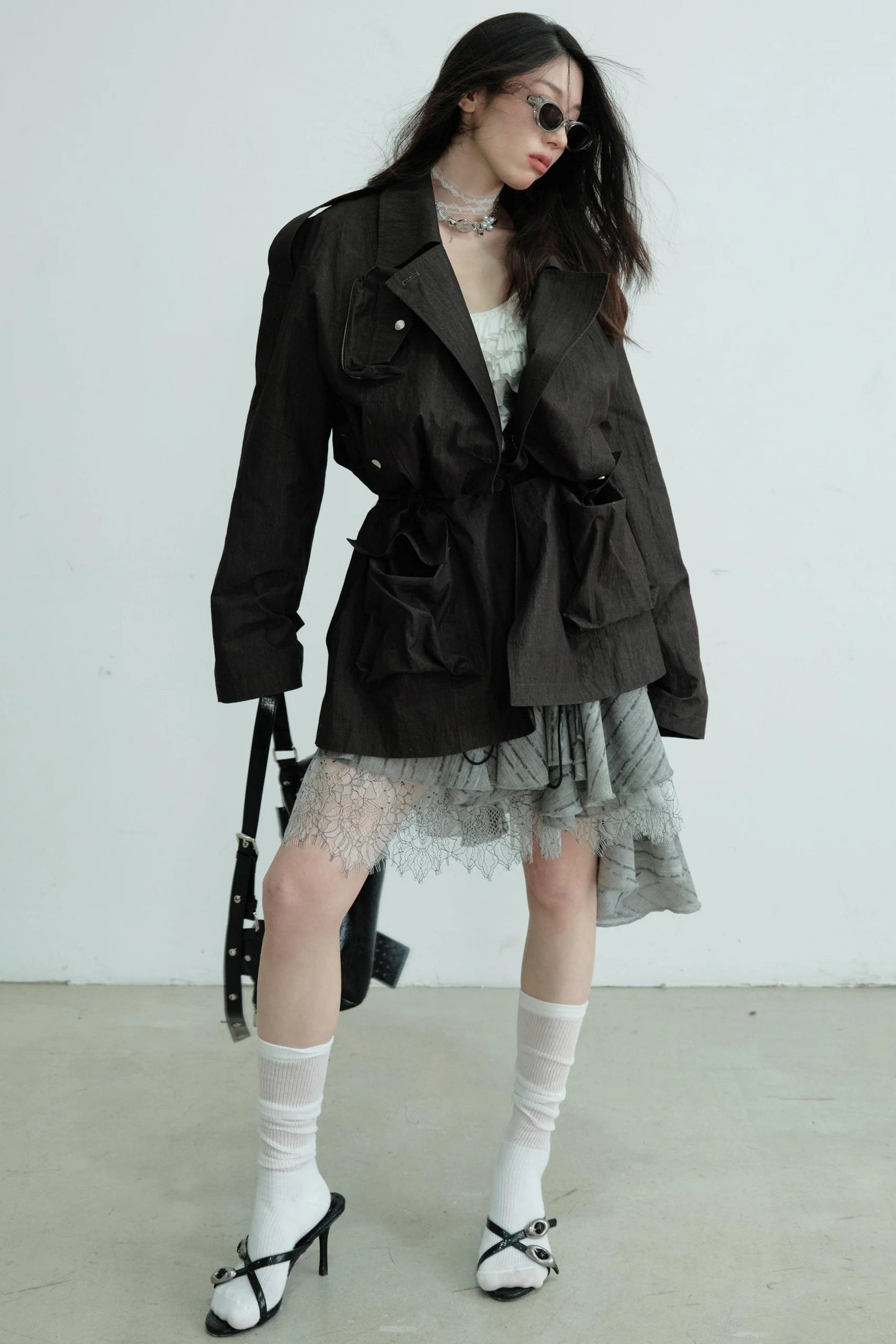 Cool Pocket Windbreaker Jacket
