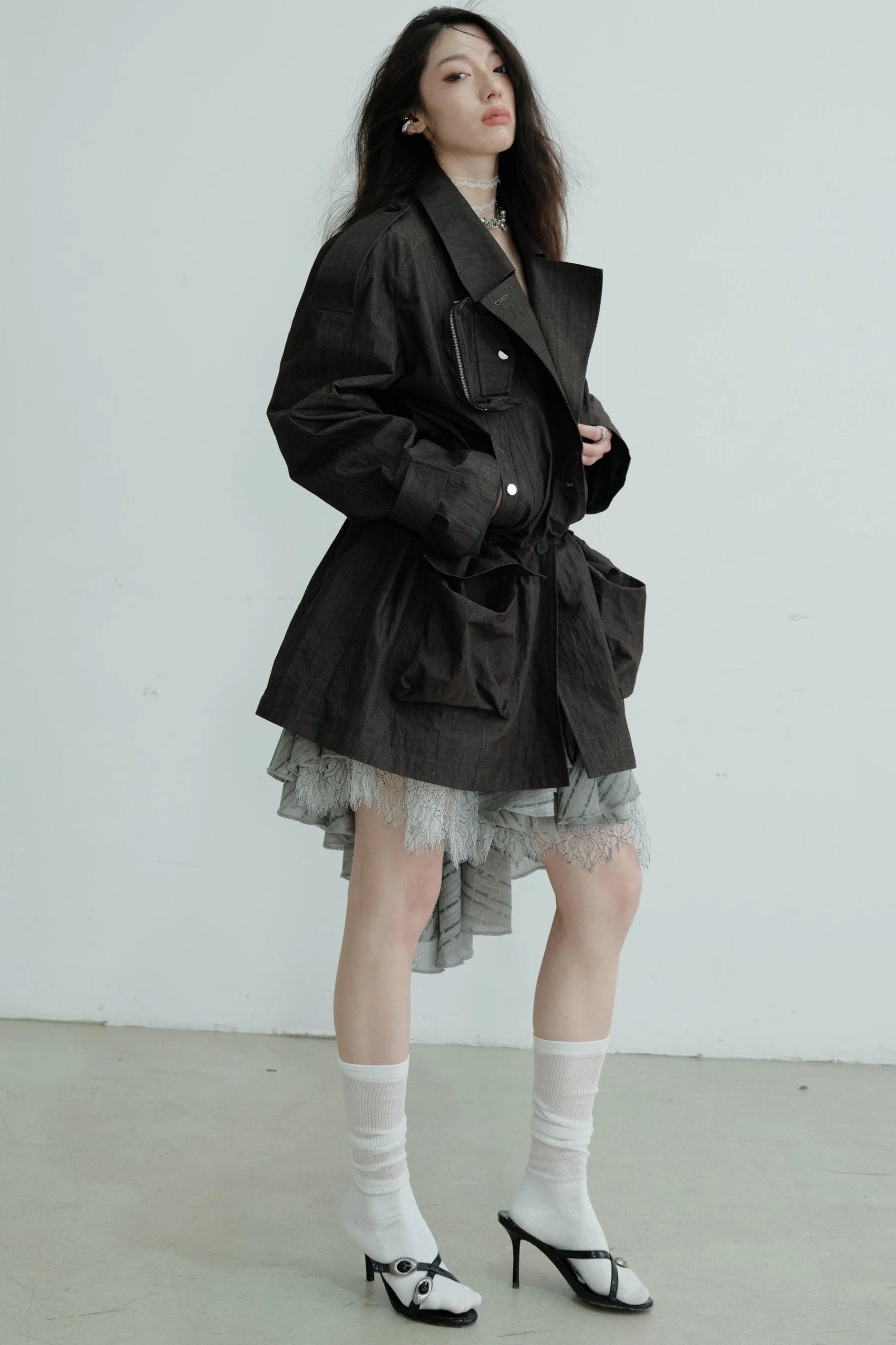 Cool Pocket Windbreaker Jacket