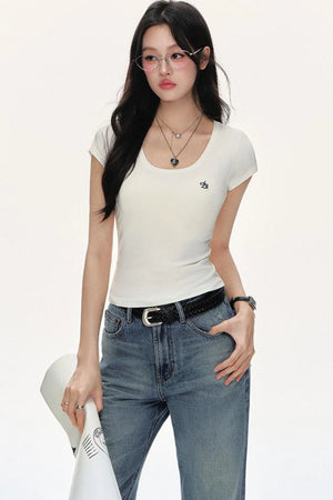 CoolSense U-Neck Tencel Tee