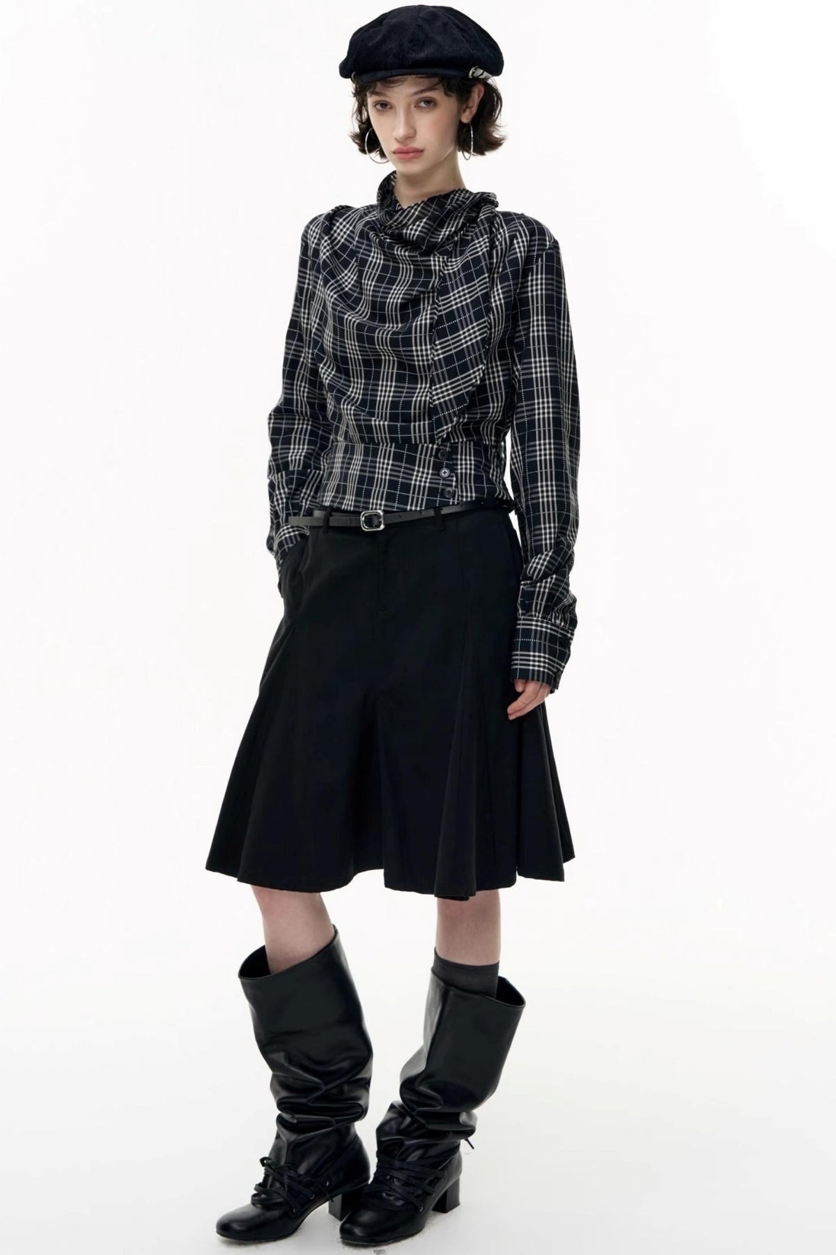 Copper Plaid Shirt