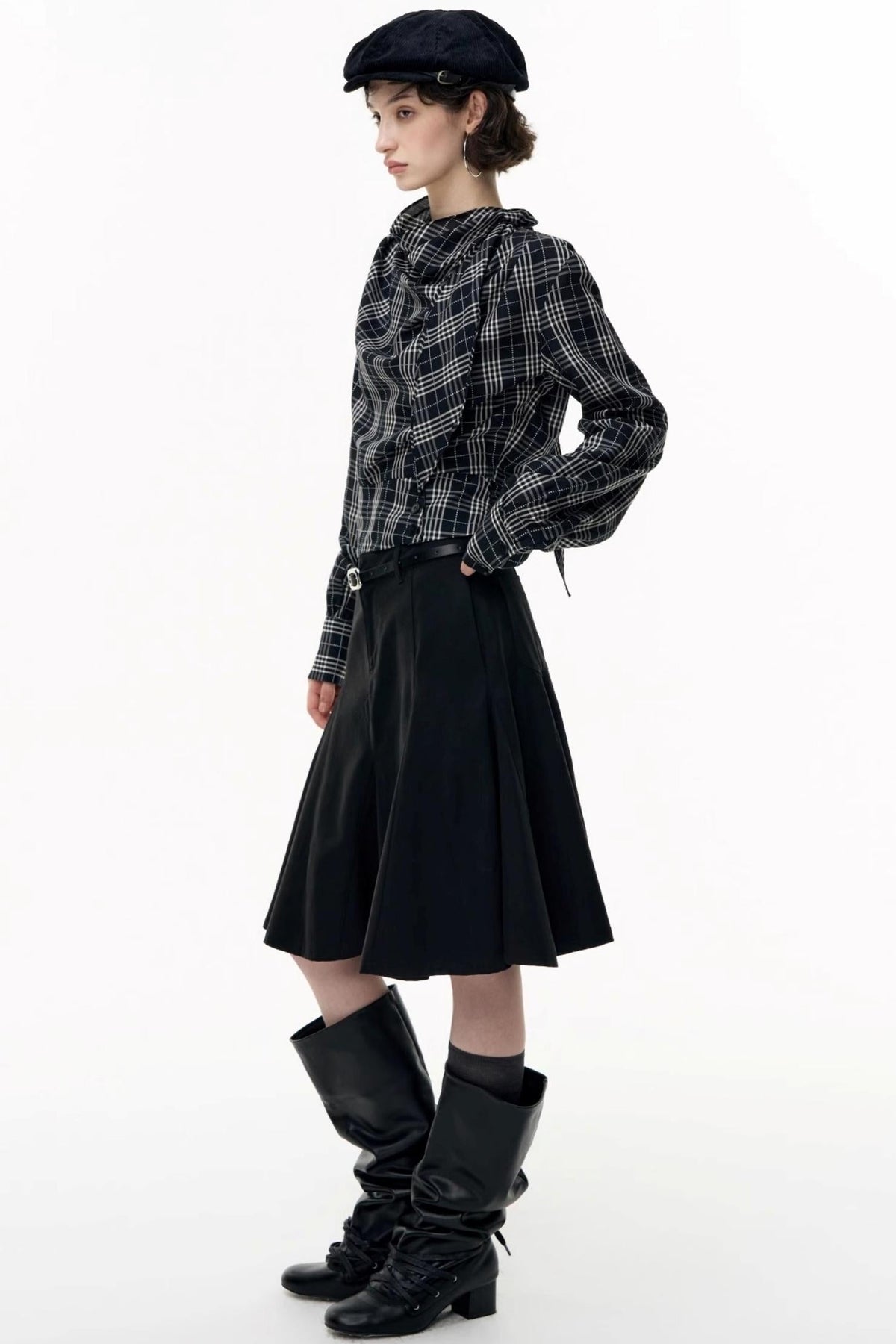 Copper Plaid Shirt