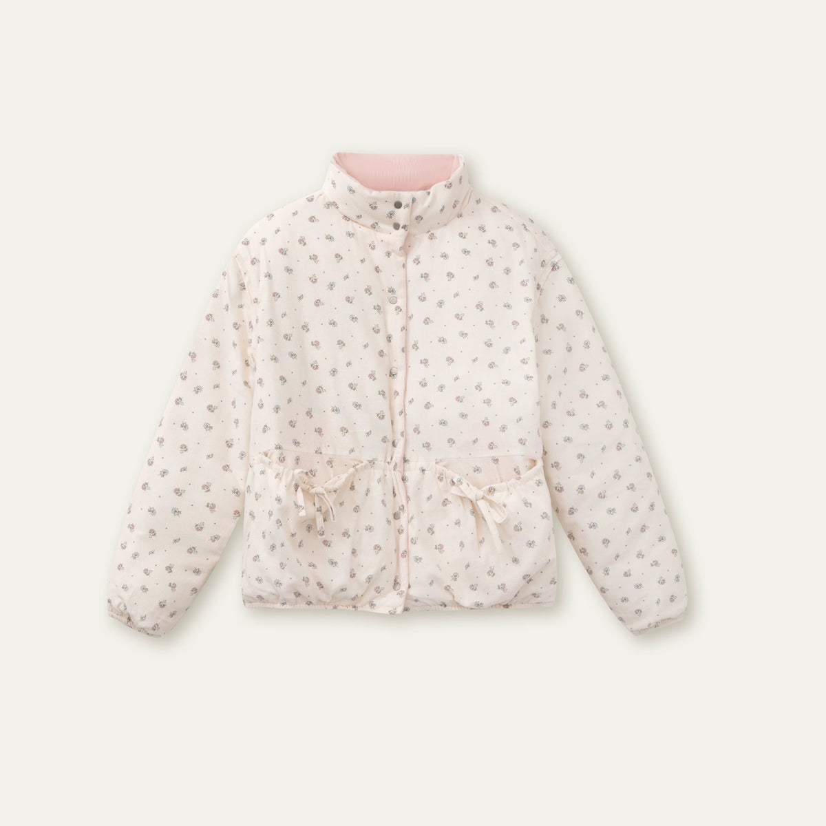 Corduroy Floral Reversible Jacket Set-Up