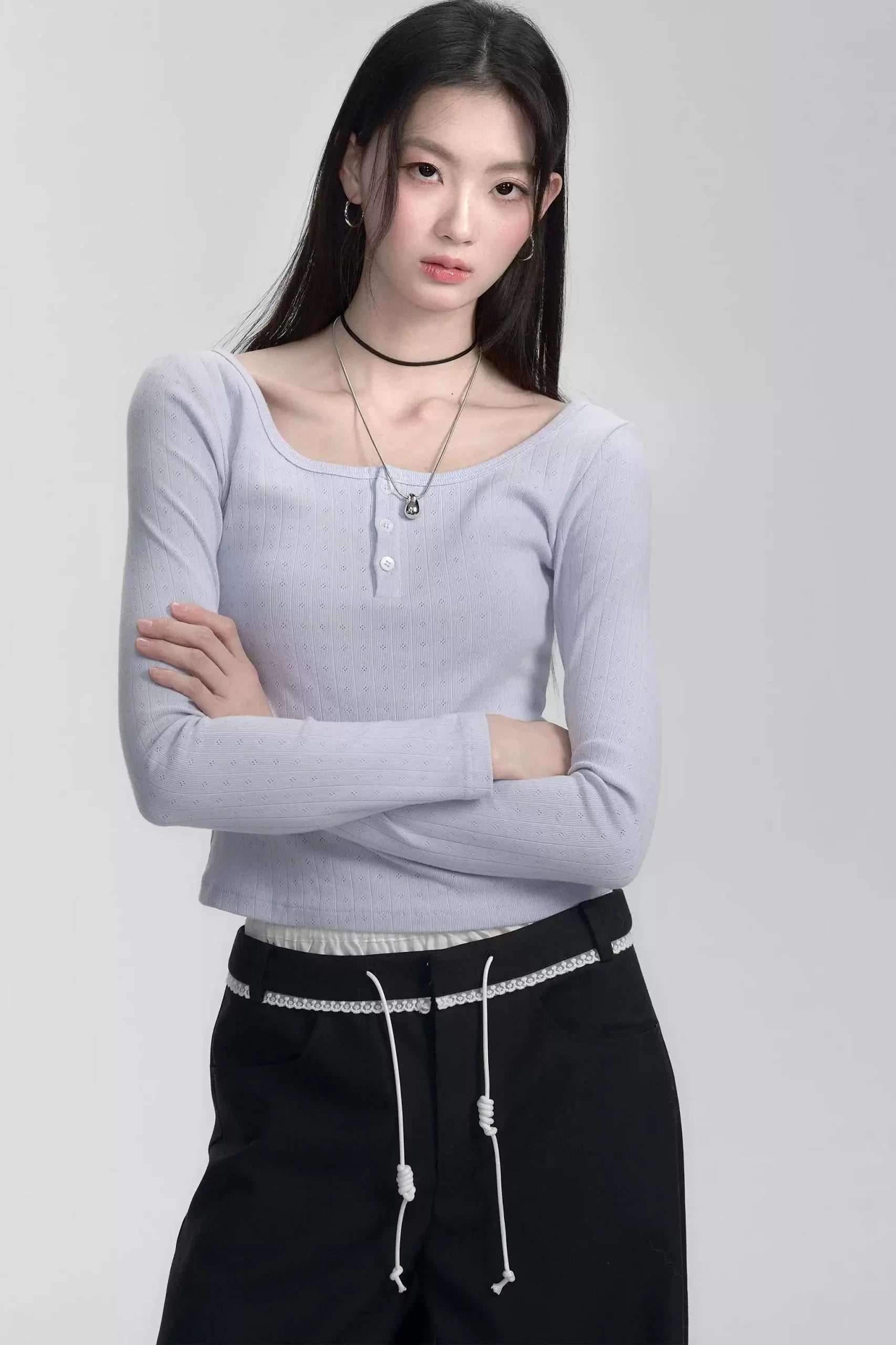 Cotton Basic Slim T-Shirt