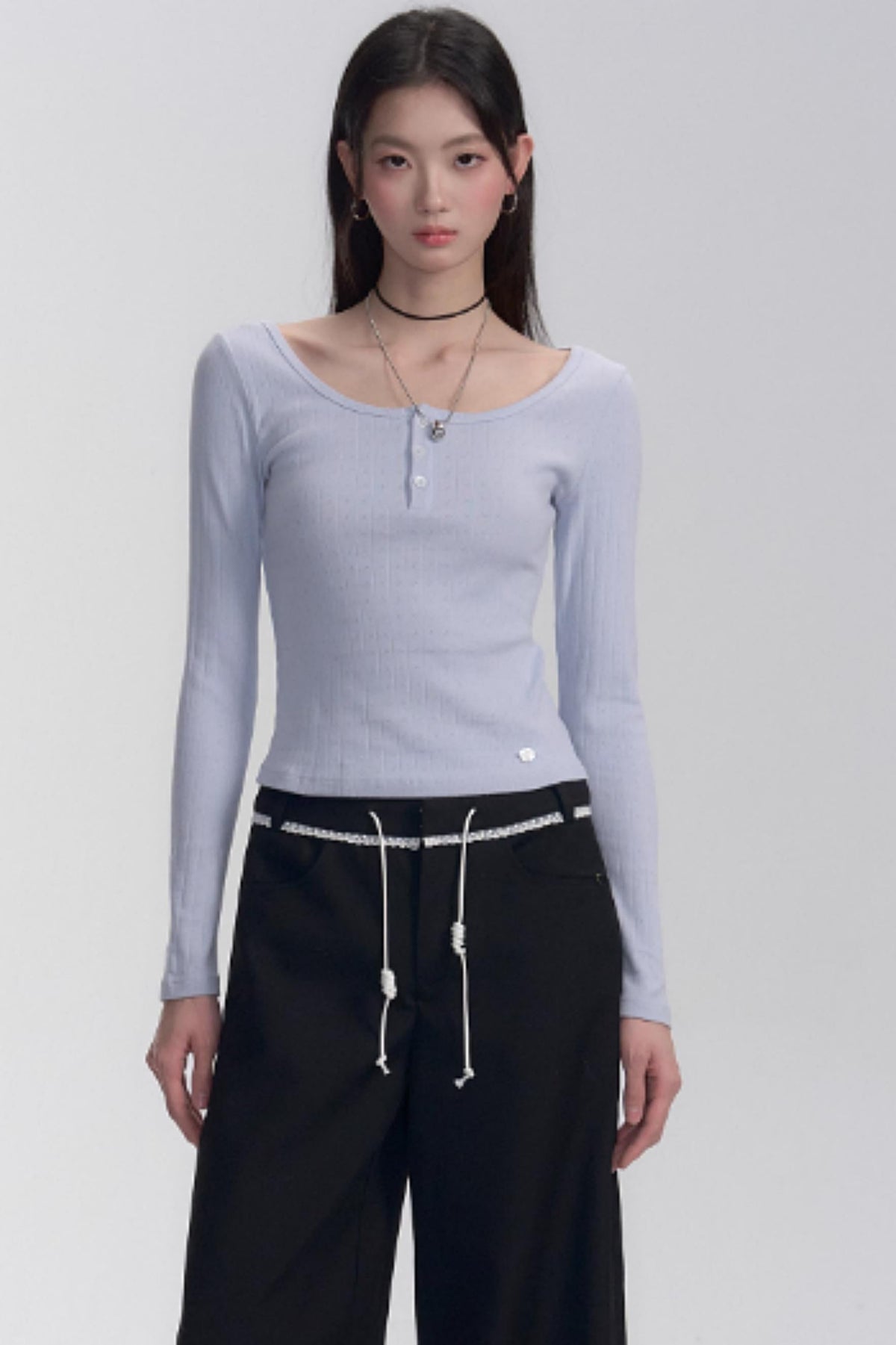Cotton Basic Slim T-Shirt