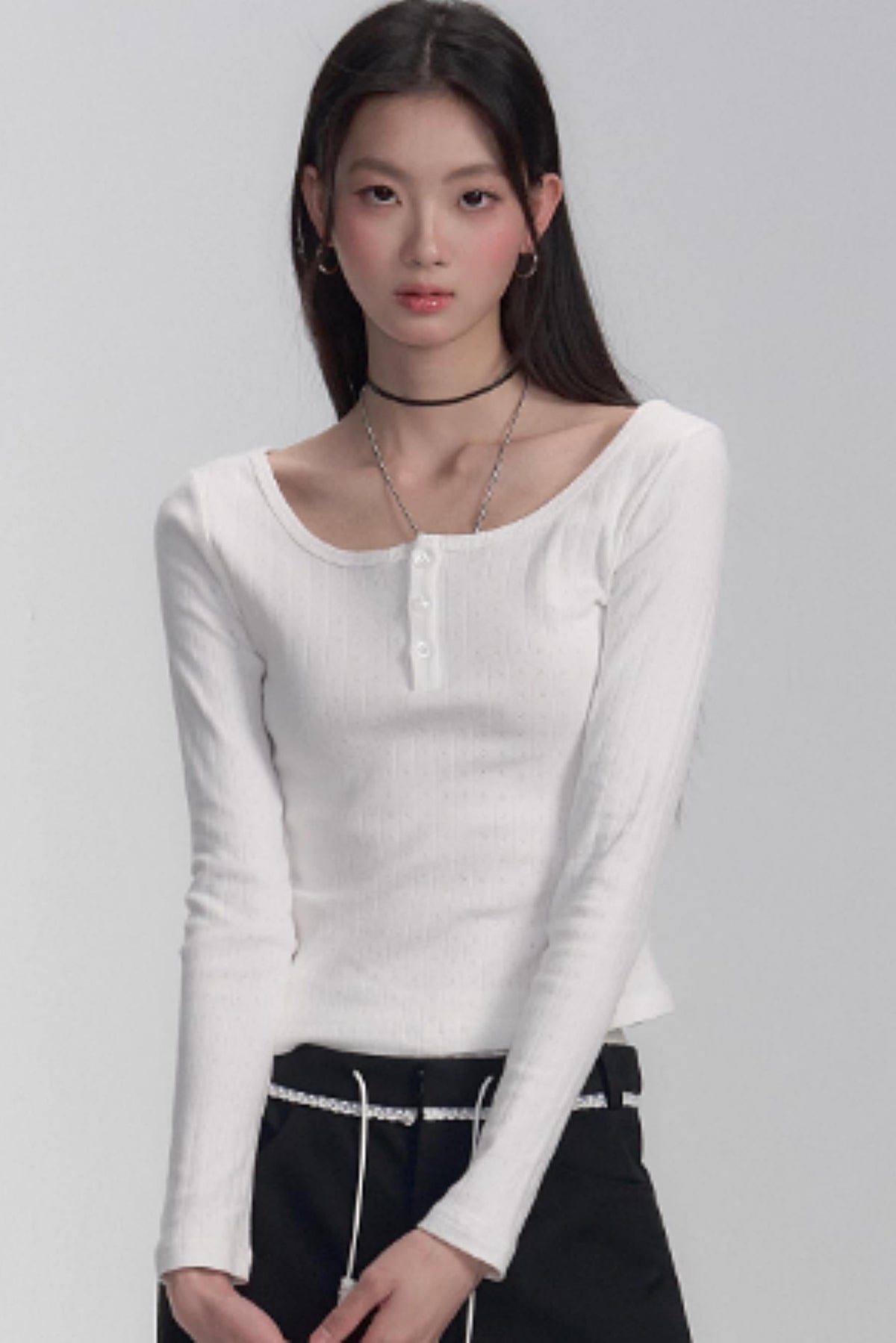 Cotton Basic Slim T-Shirt