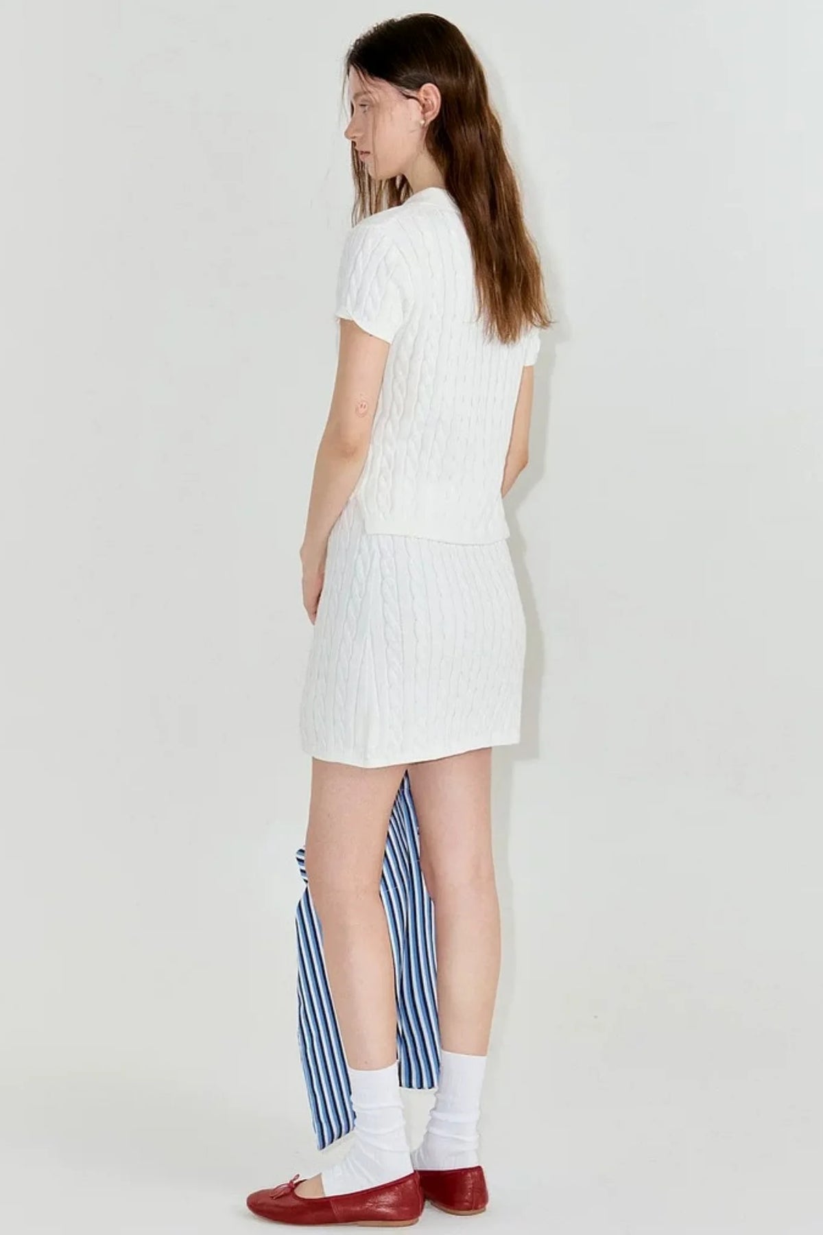 Cotton Knit Polo Set-Up