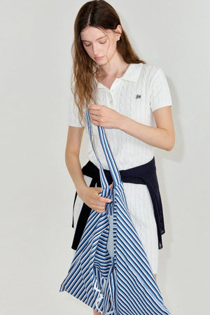 Cotton Knit Polo Set-Up