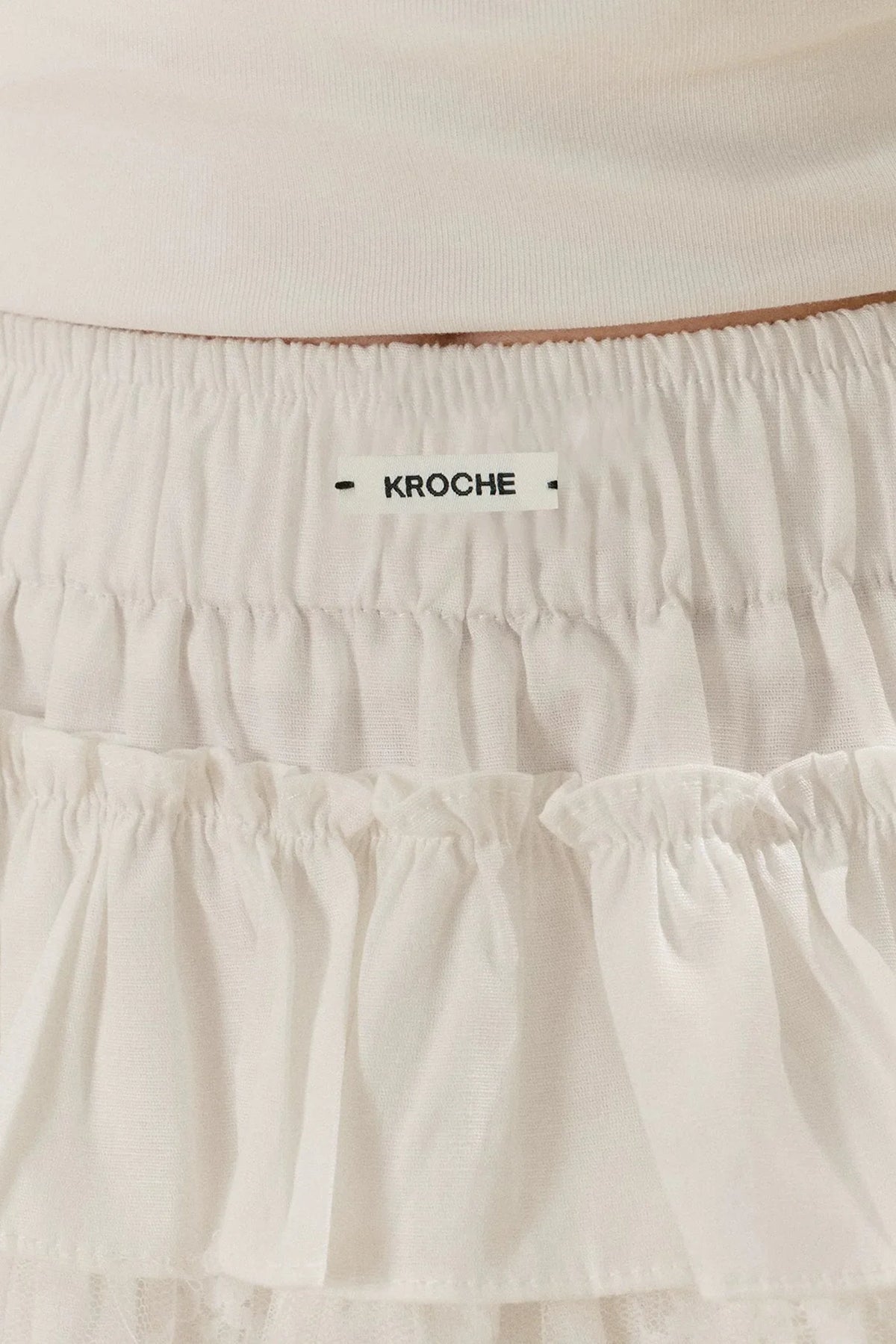 Cotton Lace A-Line Skirt