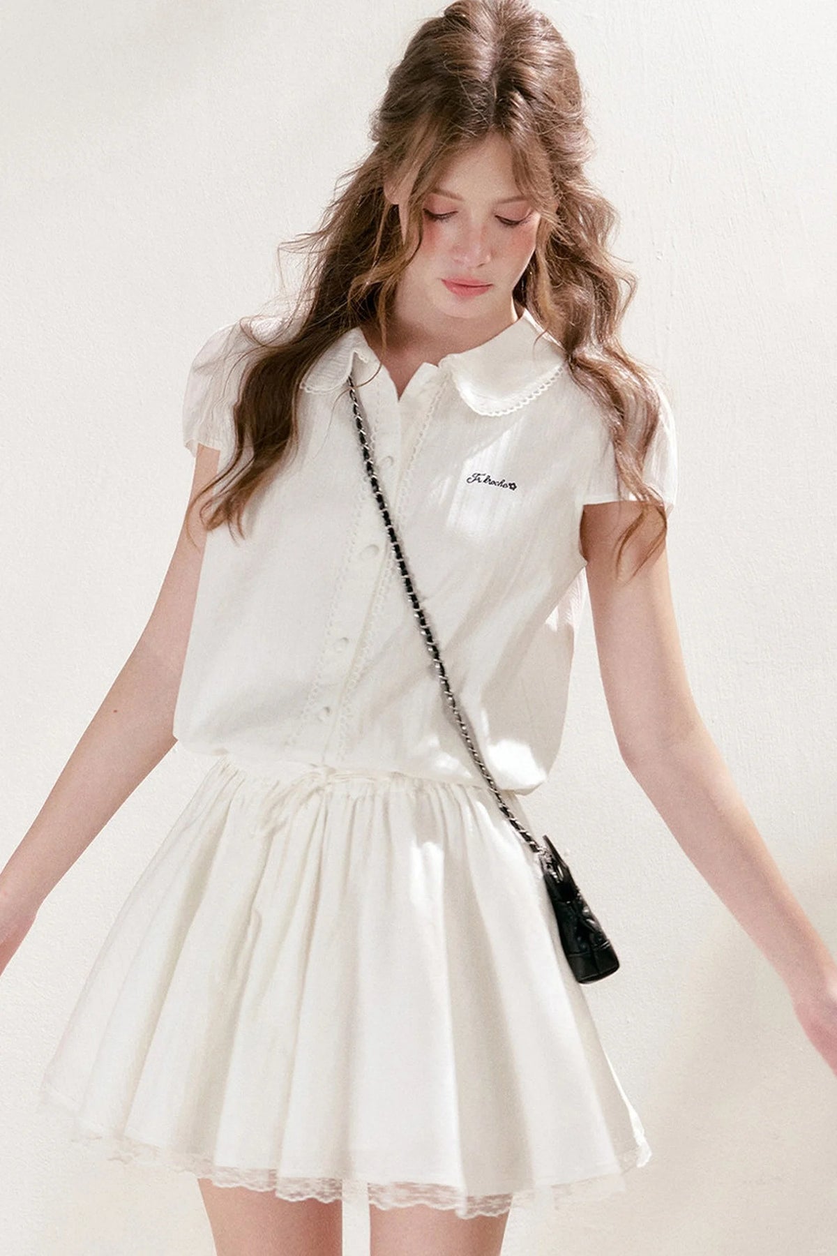 Cotton Lace Patchwork Dress