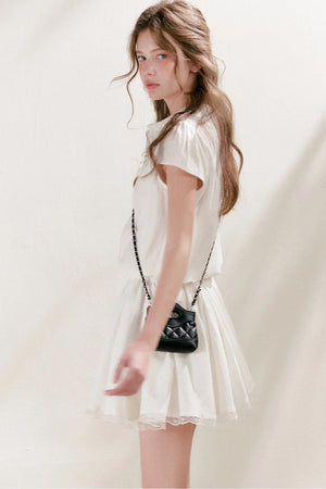 Cotton Lace Patchwork Dress