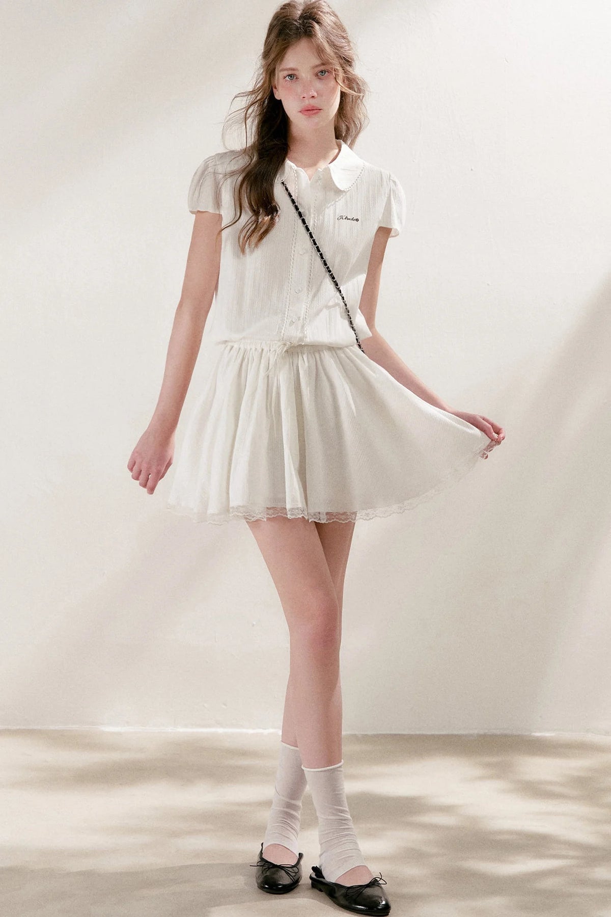 Cotton Lace Patchwork Dress