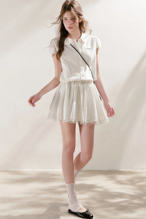 Cotton Lace Patchwork Dress