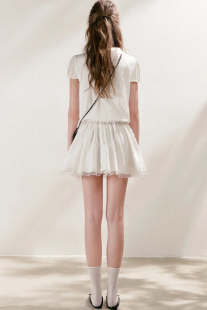 Cotton Lace Patchwork Dress