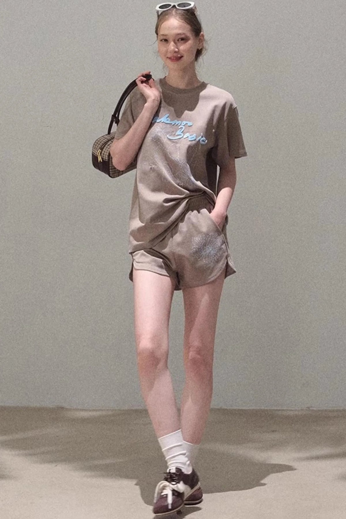 Cotton Lounge Top Shorts Set-Up