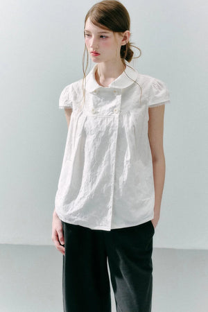 Cotton Polka Dot Doll Top