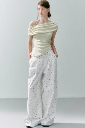 Cotton Polka Dot Pants