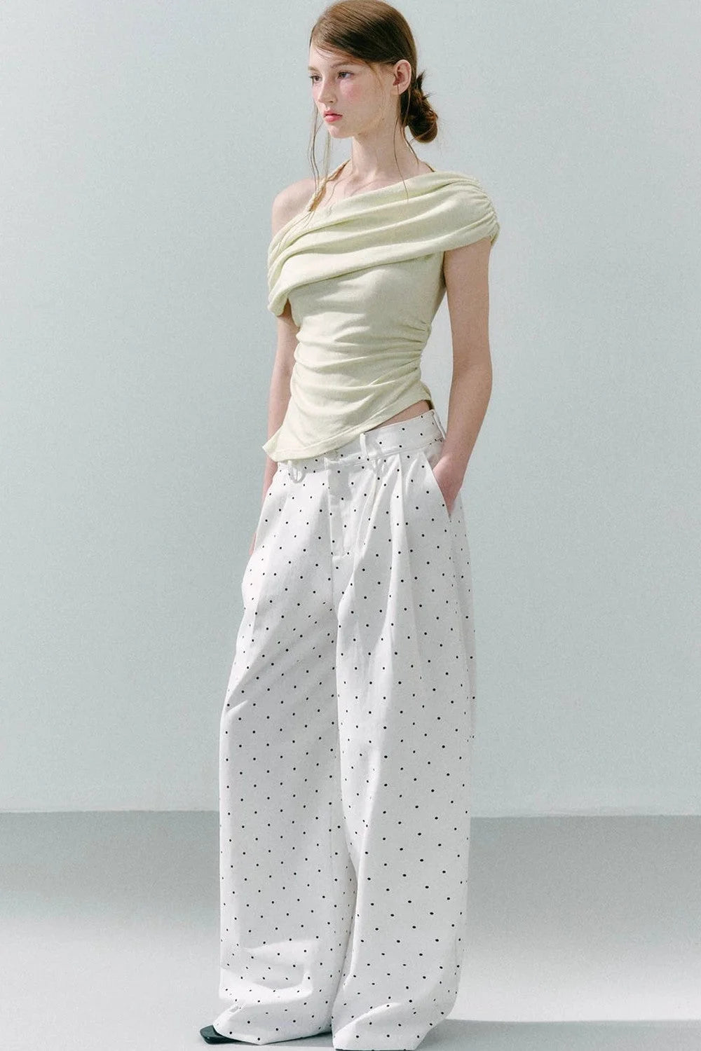 Cotton Polka Dot Pants