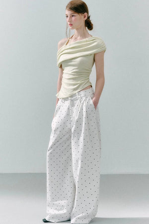 Cotton Polka Dot Pants