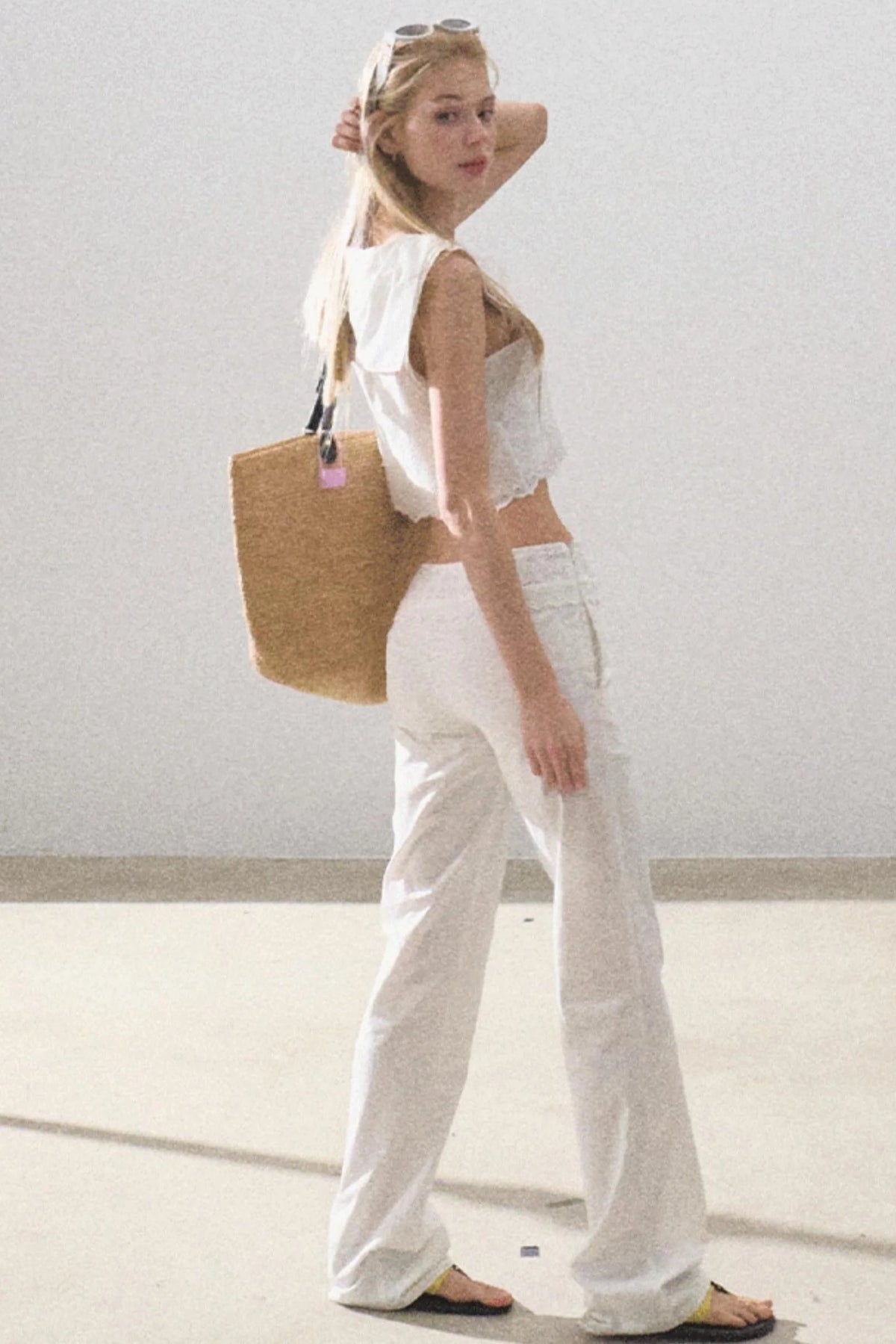 Cotton Tank & Pleated Skirt Set-Up