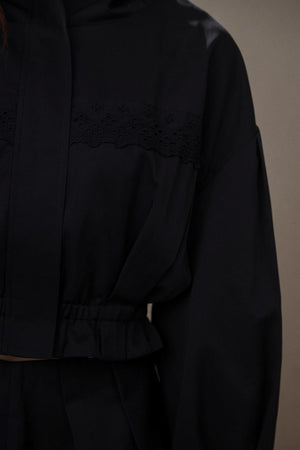 Cotton Trench Coat Set