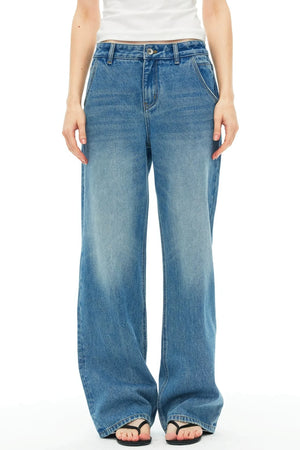 Cotton Vintage Washed Jeans