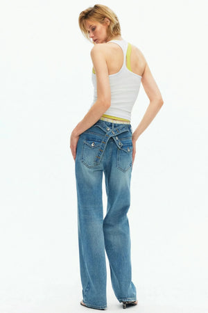 Cotton Vintage Washed Jeans