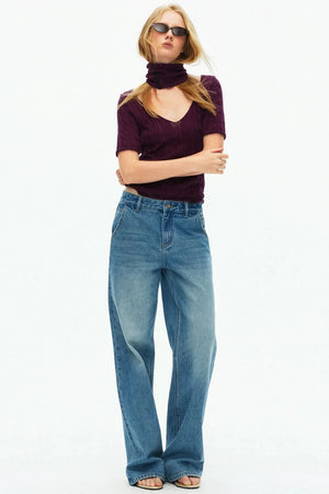 Cotton Vintage Washed Jeans