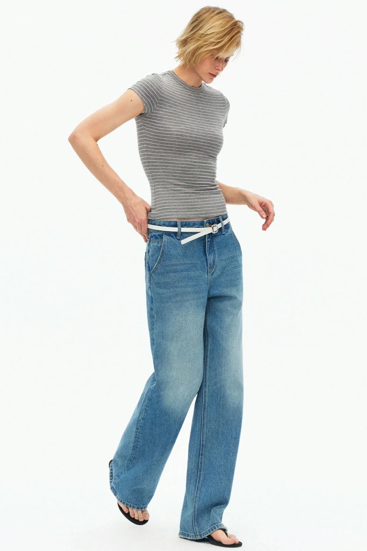 Cotton Vintage Washed Jeans
