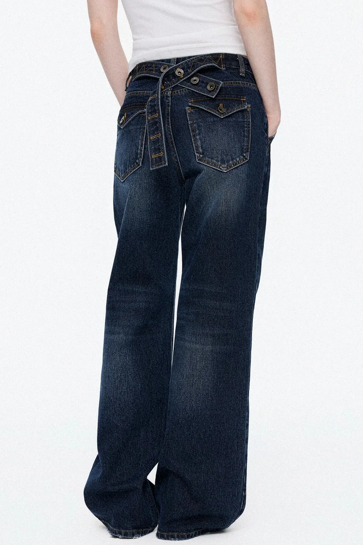 Cotton Vintage Washed Jeans