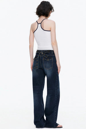 Cotton Vintage Washed Jeans