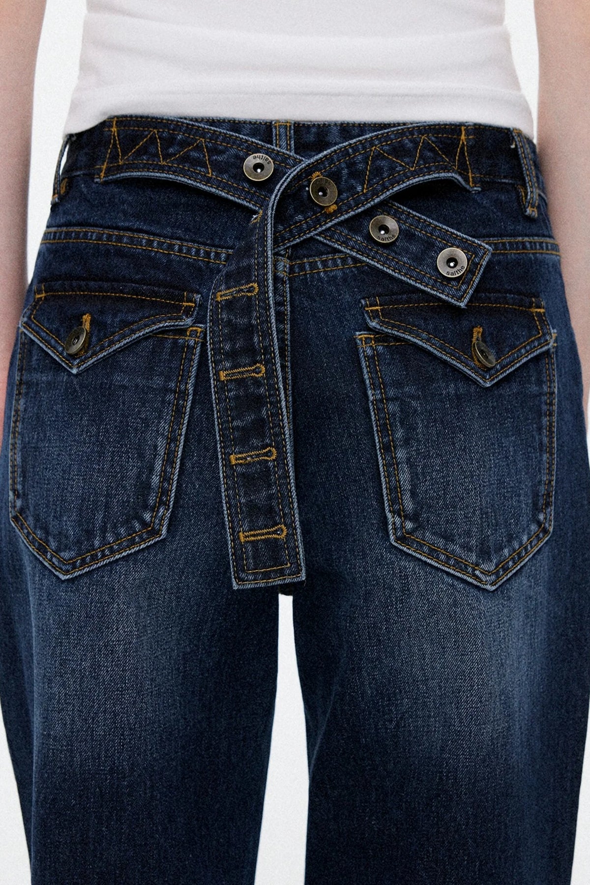 Cotton Vintage Washed Jeans