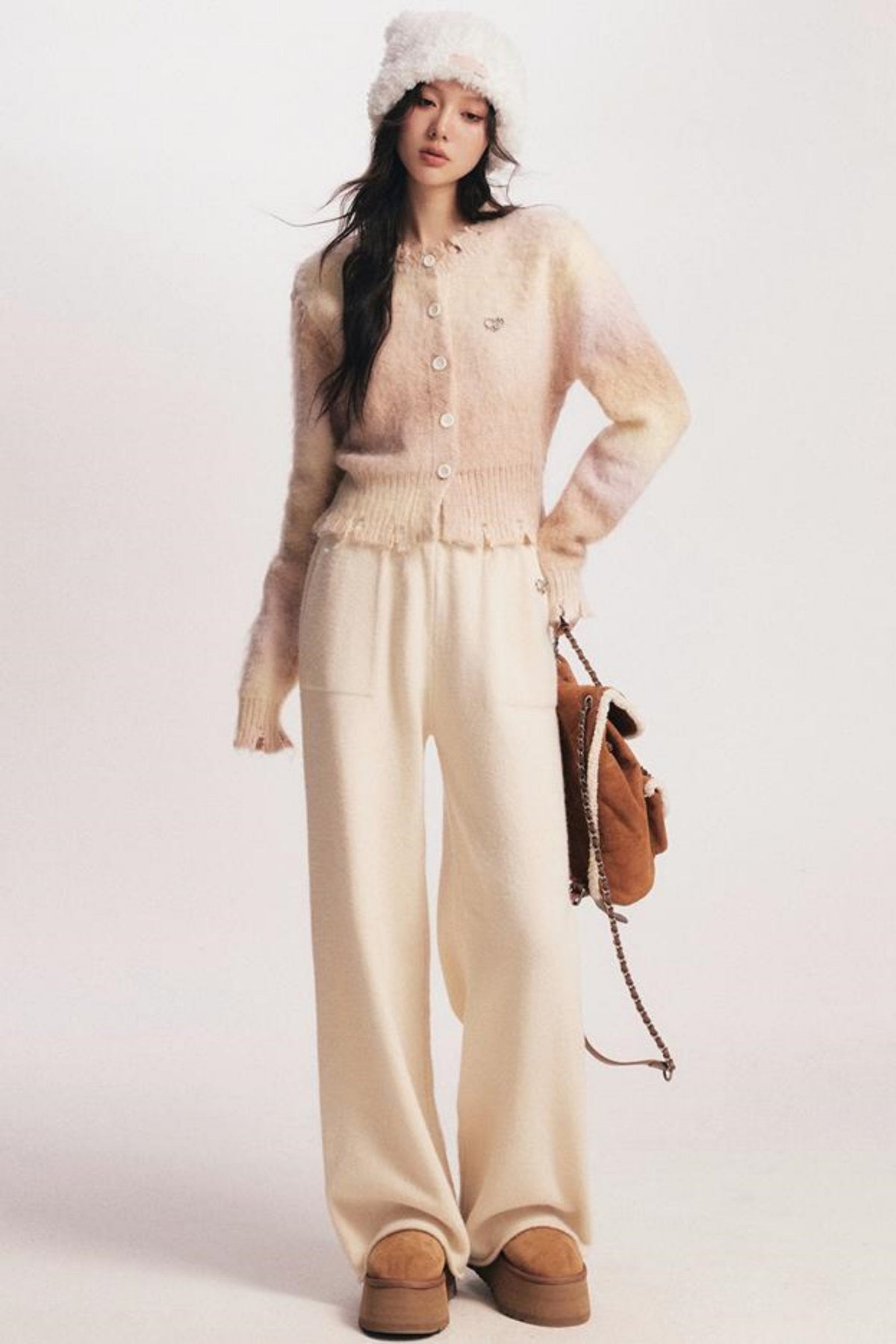 Cozy Gradient Knit Cardigan