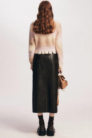 Cozy Gradient Knit Cardigan